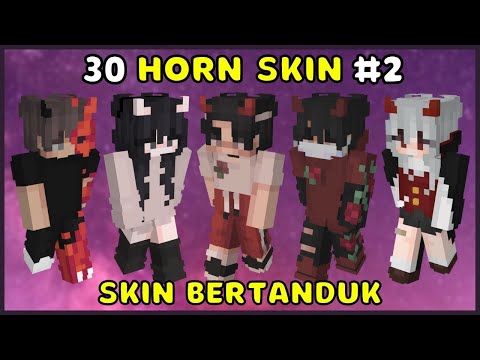 SKIN MINECRAFT BERTANDUK - HORNED MINECRAFT SKINS (BOY AND GIRL SKIN) #2