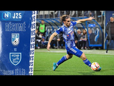J25 I USL Dunkerque - FC Villefranche B. (3-2), le résumé I National FFF 2022-2023