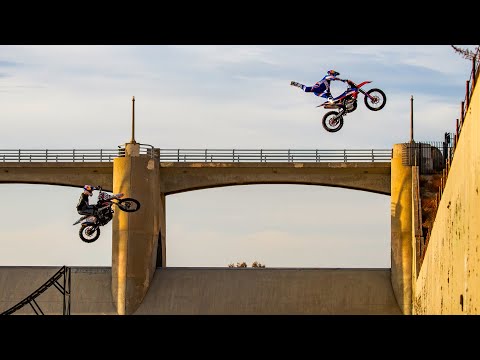 Motocross freeride v Los Angeles