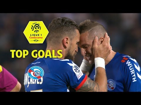 Top 3 goals RC Strasbourg Alsace | season 2017-18 | Ligue 1 Conforama
