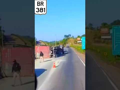 Acidente na BR 381 em Itaguara MG.