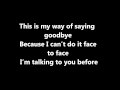Radiohead-- Videotape lyrics