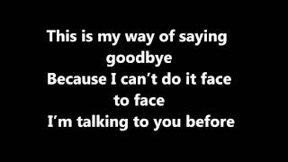 Radiohead-- Videotape lyrics