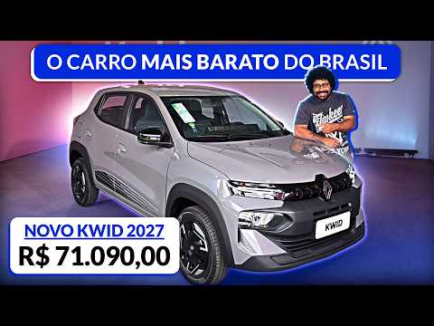 NOVO KWID 2027 tem novo visual e cabine inspirada no BOREAL