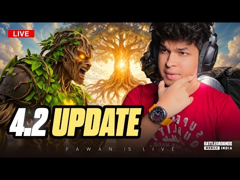 4.2 UPDATE IS HERE IN BGMI SOLO VS SQUAD🔥 #bgmi #bgmilive #shortsfeed #shortslive