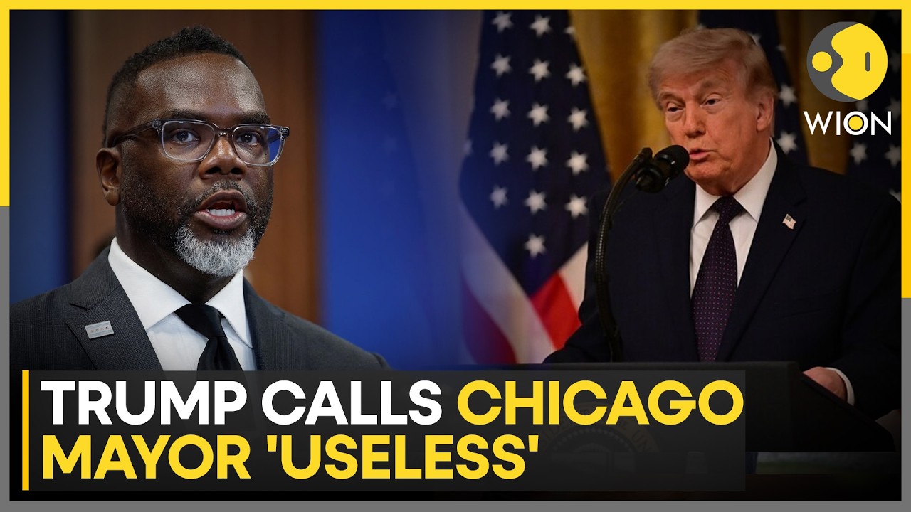 Donald Trump Criticises Pope After Chicago Mayor's Vatican Visit | WION NEWS