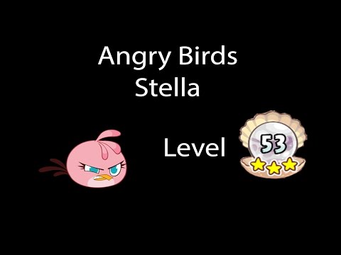 Angry Birds Stella Beach Day Level 53 Walkthrough