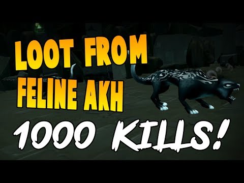 Runescape 2017 | Loot From 1000 Feline Akhs! | NEW slayer creature