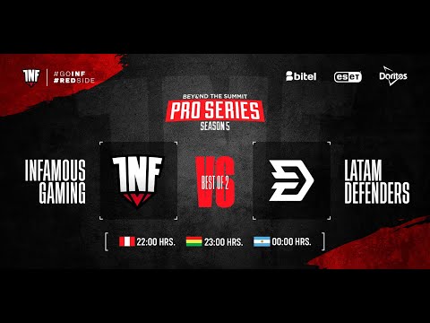 Infamous Gaming vs Latam Defenders      BTS  Pro Series