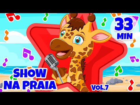 Show na Praia com a Giramille Vol. 7 - Giramille 33 min | Desenho Animado Musical