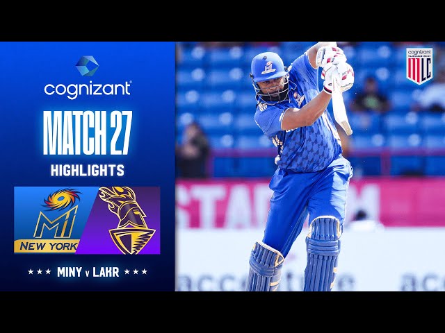 Cognizant Major League Cricket 2025 Match Highlights | MI New York vs LA Knight Riders