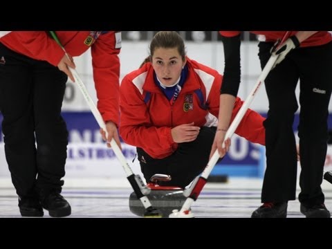 CURLING: World Junior Chps 2013 - Women Draw 7 CZE-CAN
