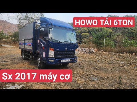 TMT SINOTRUK TẢI 6TON MÁY CƠ SX2017 MÁY GẦM TỐT XE ĐẸP VUÔNG VẮN BG 270T  0986844367-0986700999