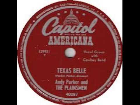 "Texas Belle" - Andy Parker & The Plainsmen (1948 Capitol Americana)