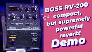 Video thumbnail for COMPACT, BUT SUPREMELY POWERFUL | Boss RV-200 Reverb Pedal Demo | TOM QUAYLE by Tom Quayle