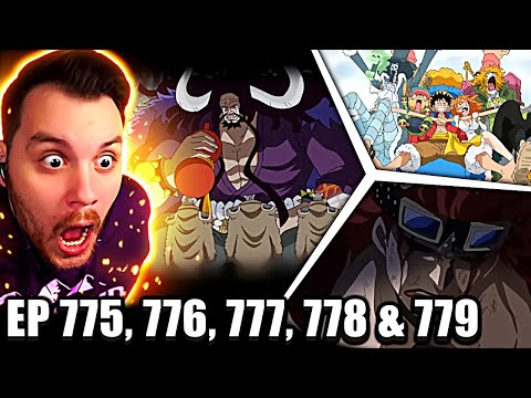 KAIDO IS HERE! | One Piece REACTION Episode 775, 776, 777, 778, & 779