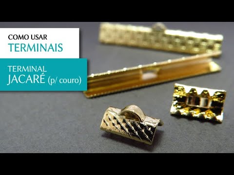 Como Usar Terminal Jacaré na Montagem de Semijoias - Pedra Mística