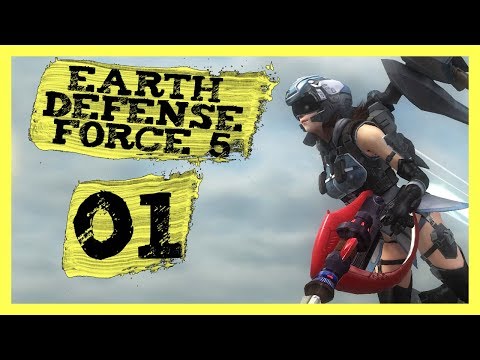 "Exterminate The Insects!" Earth Defense Force 5 Gameplay PC Let's Play Part 1