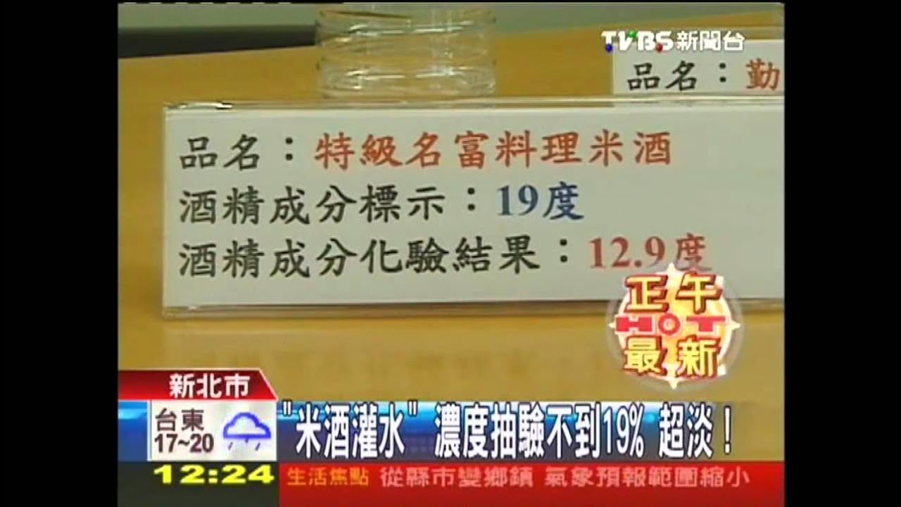 米酒也有Light版？　濃度不足灌水被揪