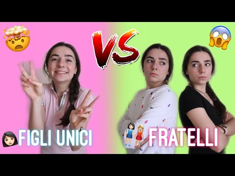 FIGLI UNICI👧🏻 VS AVERE FRATELLI👩🏻‍🤝‍👩🏼 COME A CASA DEI LOUD |LO|💋 *DIVERTENTE*😂