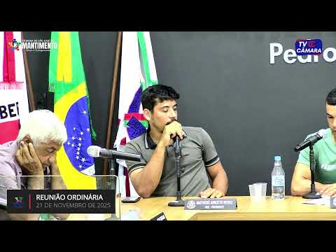 19 REUNIÃO ORDINÁRIA DA CÂMARA MUNICIPAL DE SÃO JOSÉ DO MANTIMENTO-MG