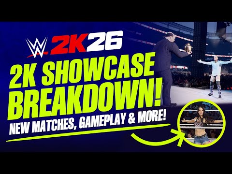 WWE 2K26: 2K Showcase Breakdown! AJ Lee Revealed, New Details, Matches, Arenas & More!