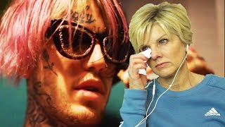 Mom Reacts to Lil Peep -- 16 Lines (Official Video)