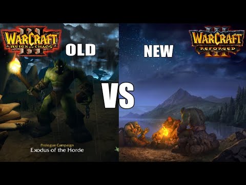 Warcraft III- Exodus of the Horde Cut-scenes: New VS Old