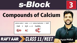 s-Block 03  Compounds of Calcium  Class 11/NEET  R