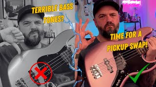 Video thumbnail for Does Your Bass Tone Suck? It Doesn't Have to! Seymour Duncan Quarter Pound Jazz Bass Pickup Test! by Ryan Ellis