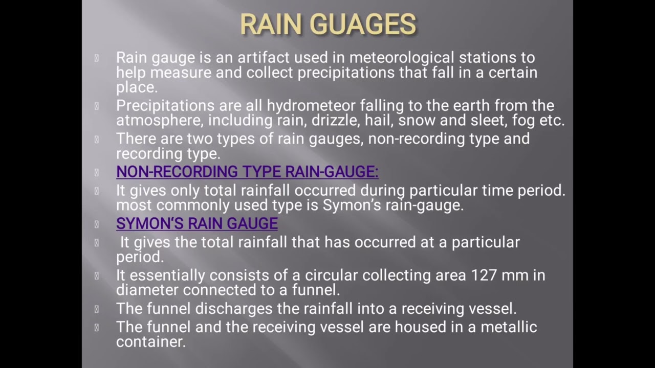UNIT 1 HYDROLOGY AND WATER RESOURCES ENGINEERING