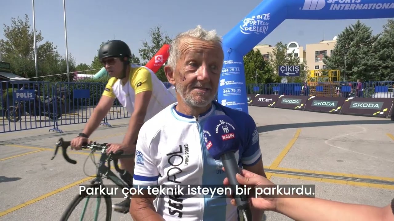 Bisikletçiler, “Gran Fondo Başkent” yarışı için pedalları çevirdi.