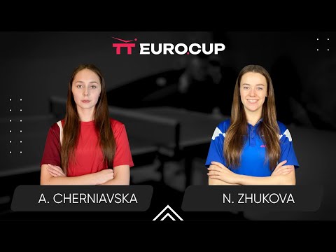 18:50 Alina Cherniavska - Nadiia Zhukova 27.08.2025 TT Euro.Cup Women Ukraine Star. TABLE 4