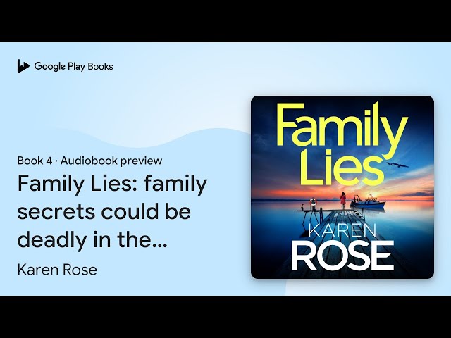 Vídeo relacionado con Family Lies: family secrets could be deadly in the gripping new thriller (The San Diego Case Files Book 4) (English Edition)