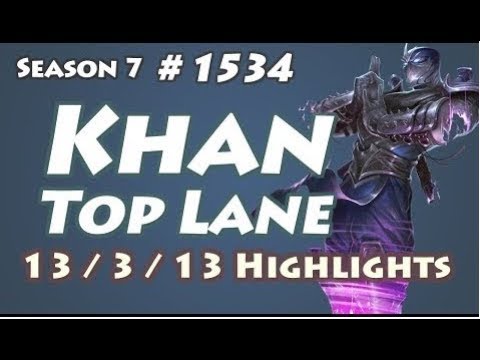 LZ Khan - Shen vs Cho'Gath - BBQ Crazy, KR LOL Highlights   칸 쉔