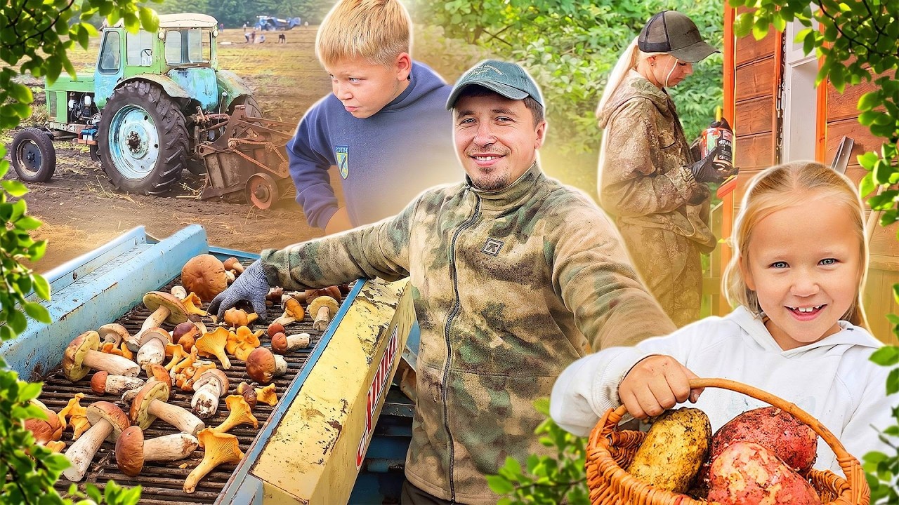 Как Мы Живем в Деревне | Грибы, Бульба и Наш Старый Дом |  Жизнь в Беларуси
