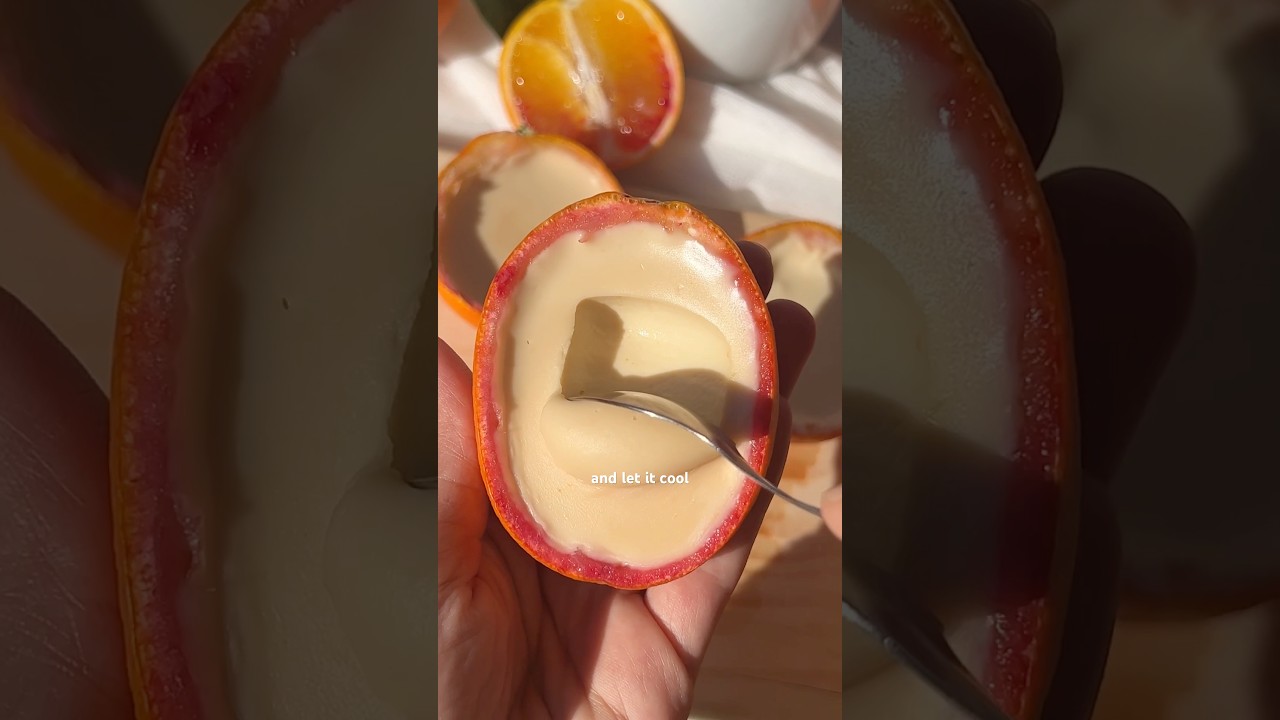 Creamy Orange Posset | #easyrecipes