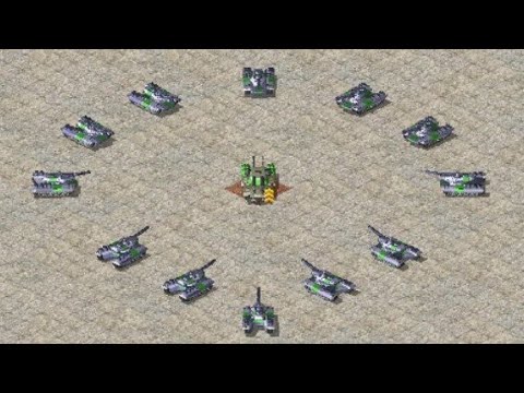 Apocalypse surrounded by Grizzlys🎮how many can he kill? - Red Alert 2