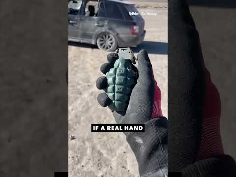 Hand Grenade vs Car 💀💣