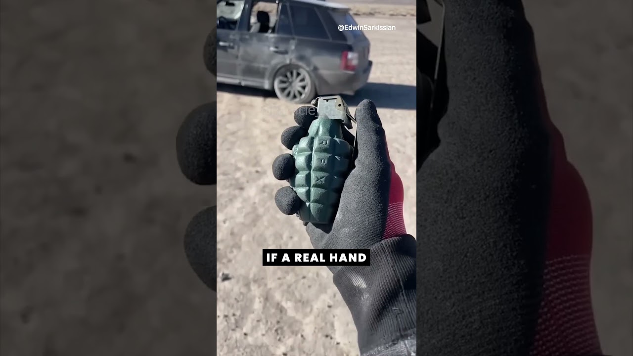 Hand Grenade vs Car 💀💣