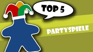 Top 5 Partyspiele / Brettspiele für große Gruppen