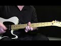 Memphis Guitar Lesson Demo + Backing Track - Lonnie Mack / The Ventures