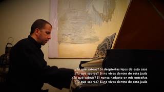 Izal - Pausa - Versión piano (con letra en pantalla)