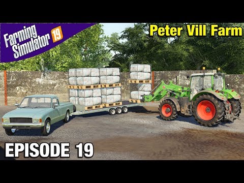 SELLING WOOL Farming Simulator 19 Timelapse - Peter Vill Farm FS19 Episode 19