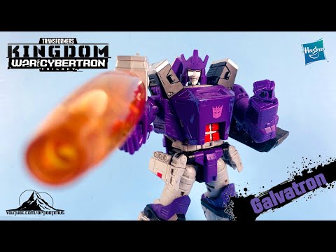 Transformers War for Cybertron Kingdom Leader Class GALVATRON Video Review Video Review