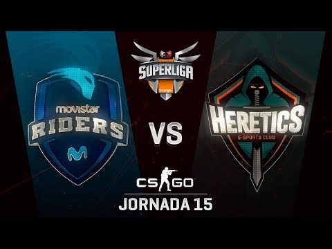 MOVISTAR RIDERS VS TEAM HERETICS - MAPA 1 - SUPERLIGA ORANGE - #SUPERLIGAORANGECSGO15
