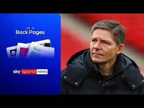 Oliver Glasner casts doubt over his future after fan backlash | Back Pages Tonight