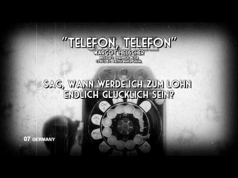07) GERMANY "Telefon, Telefon" - Margot Hielscher (Lyrics) [Eurovision 1957]