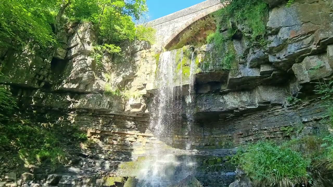 Ashgill Force Waterfall, Cumbria, North Pennines AONB, England
