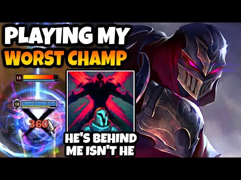 A comment asked me to play my Worst Champion. So let's play Zed.